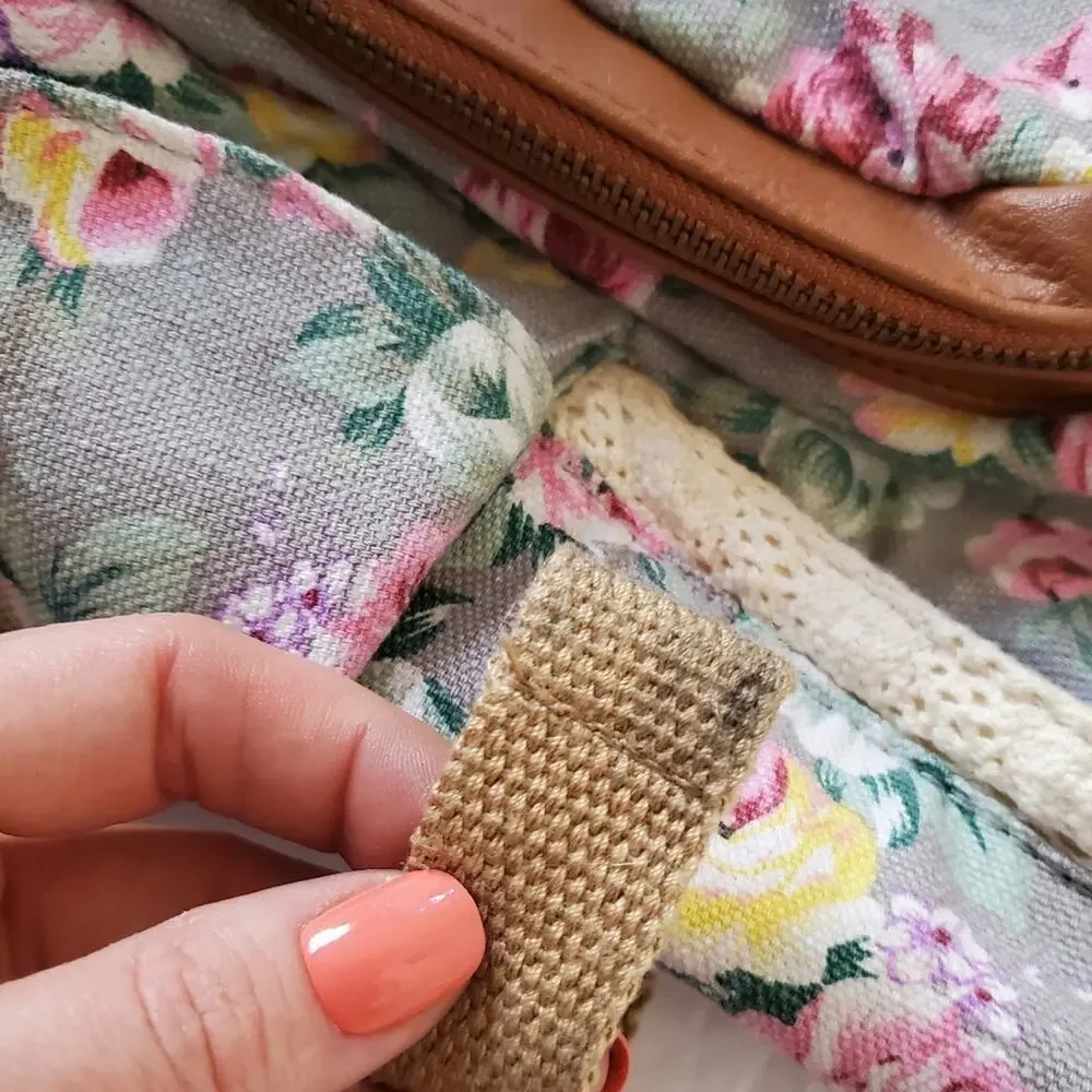 Madden Girl | Floral Backpack Vegan Leather Trim